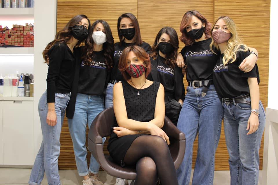 staff cinzia caputo parrucchieri Foggia - 2021 masks